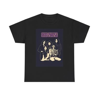 Deep Purple T-shirt Dazed and Confused Vintage Rock Unisex Heavy Cotton Tee Unisex T-Shirt