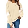 Women's Sweatshirt Long Sleeve  Casual Comfort Loose Lightweight Women's Sweatshirt