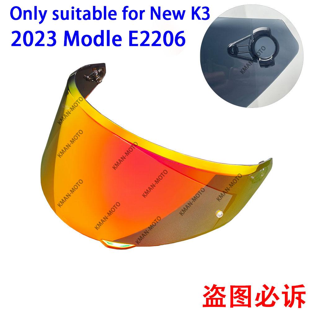 K3 Visor for AGV K3 Shield 2026 New Mold E2206 Photochromic Old K3 High Strength Sunscreen Capacete WindshielHelmet Visor Shield