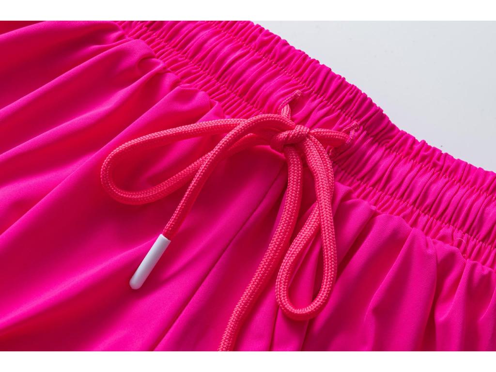 Gonna da Yoga/Tennis da Donna ad Asciugatura Rapida con Pantaloncini Traspiranti e Tasche