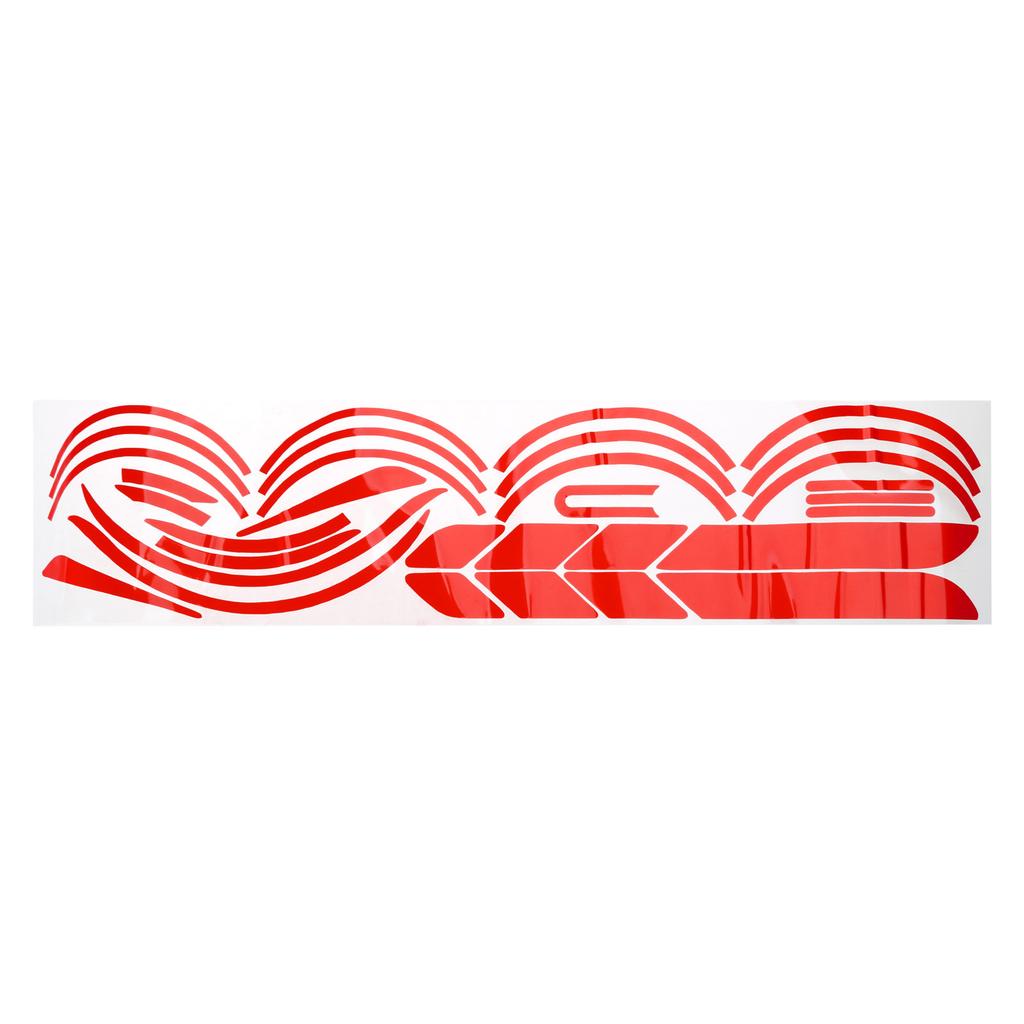 Electric Scooter Reflective Stickers Waterproof Scooter Decal Wheel Hub Protective Reflective Sticker Scooter Parts
