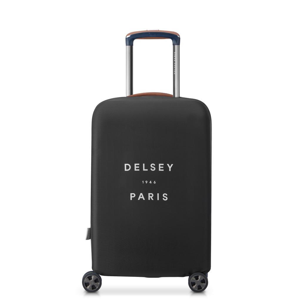 Delsey Bagageöverdrag / Bagageöverdrag Storlekar S, M, L Svart