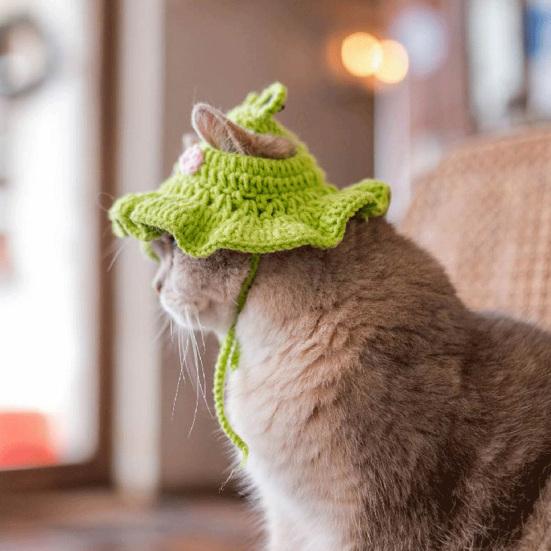 Katzenmütze Superweiches, bezauberndes Aussehen Hautfreundlich Leicht zu tragendes Anziehgarn