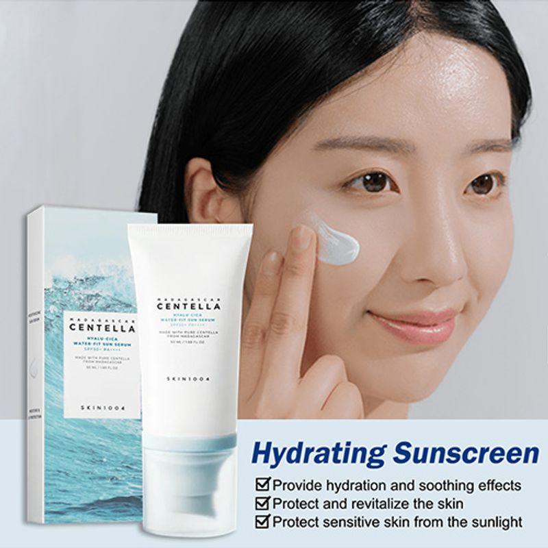 [SKIN1004] *TIMEDEAL* Madagascar Centella Hyalu-Cica Water-Fit Sun Serum 50ml Twin Pack (2ea)