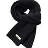 Solid Color Wool Winter Neck Gaiter: Warm, Windproof, Trendy Knit Scarf for Girls and Boys