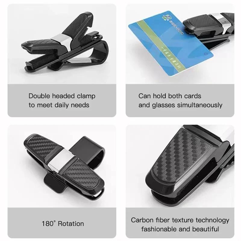 Car sunshade glasses hook clip bracket magnetic multifunctional storage accessory For BMW Performance E46 E90 F10 F30 X3 F20