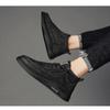Męskie trampki moda wiosenna czarne botki dla mężczyzn mieszkania buty w stylu casual zimowe ciepłe trampki luksusowe wodoodporne buty męskie