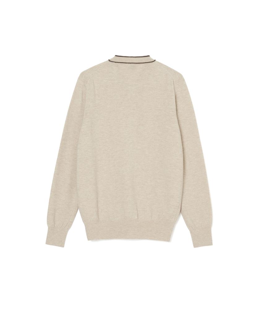 Iolo Bomber Line Zip-Up_Beige
