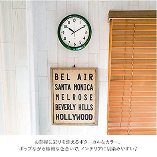 Noah Radio Analog Wall Clock Momentum Copan (Mustard Yellow)