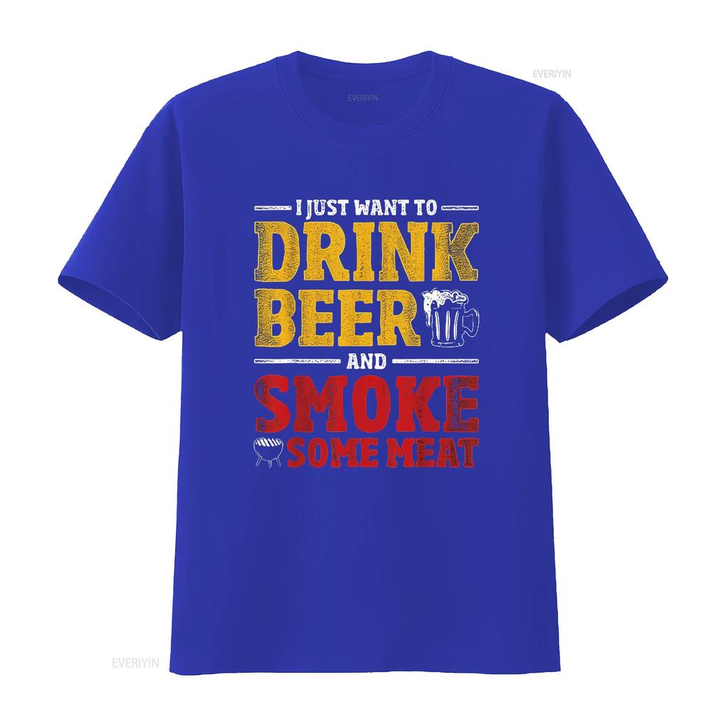 Mens Funny BBQ Chef Beer Smoked Meat Lover Grilling T Shirt Black 2X Large Vintage Washed Breathable Top For Everyday Wear