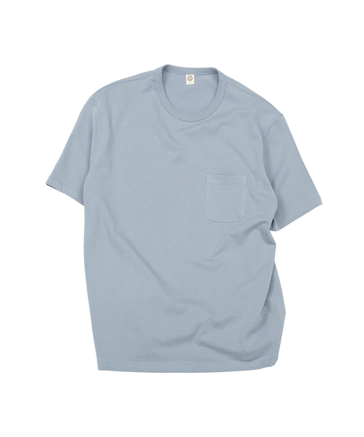 Oldeubi Gen Cotton 30S 2Ply Crew Neck T-Shirt Dusk Blue 1