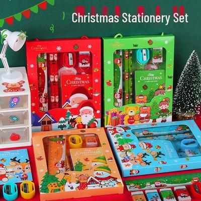 Weihnachts-Handtaschen-6-teiliges Set: Schulbedarf Geschenke für Kinder
