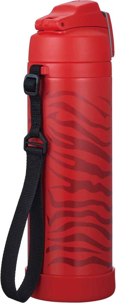 Thermos Vacuum Insulated Sports Bottle with Strap, 1L, Red, Keeps Drinks Cold Only, FJI-1001 R
