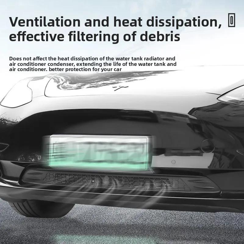 Car Sticker For Tesla Model 3 Y Juniper Highland Insect Proof Mesh Water Barrier Air Conditioning Inlet Dust Cover Wholesale Car