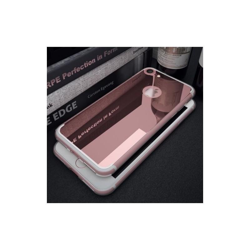 Rubber Back Mirror Crystal Clear Bumper Case Cover For Iphone 5 6 7 Plus 7s