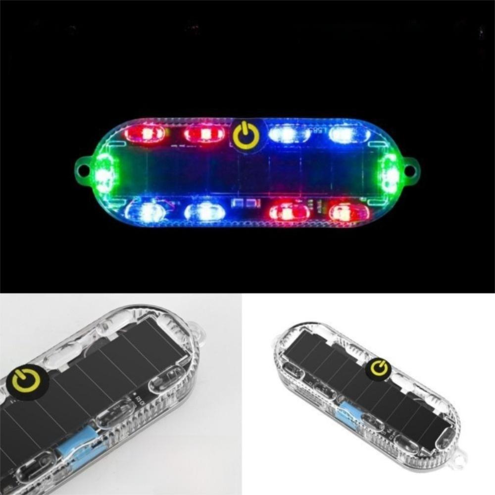 Solar Charging Solar Warning Light Waterproof Design Anti-rear Collision Light Emergency Warning