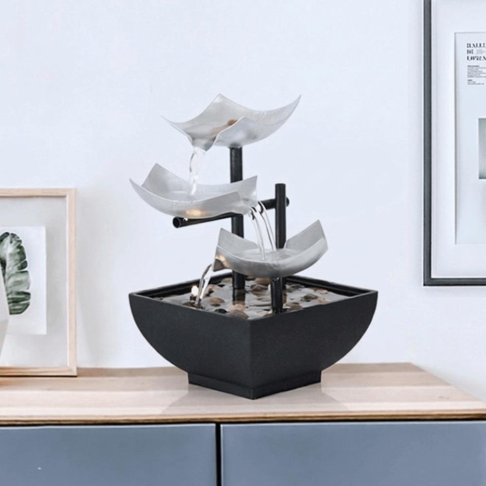 Relaxing Indoor Waterfall Exquisite Tabletop Water Fountain Desktop Fountain Office Decor