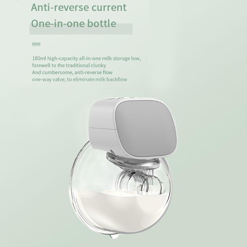 Electric Breast Pump Double Silent Wearable Automatic Milker Hands-Free Portable Milk Extractor USB Chargable