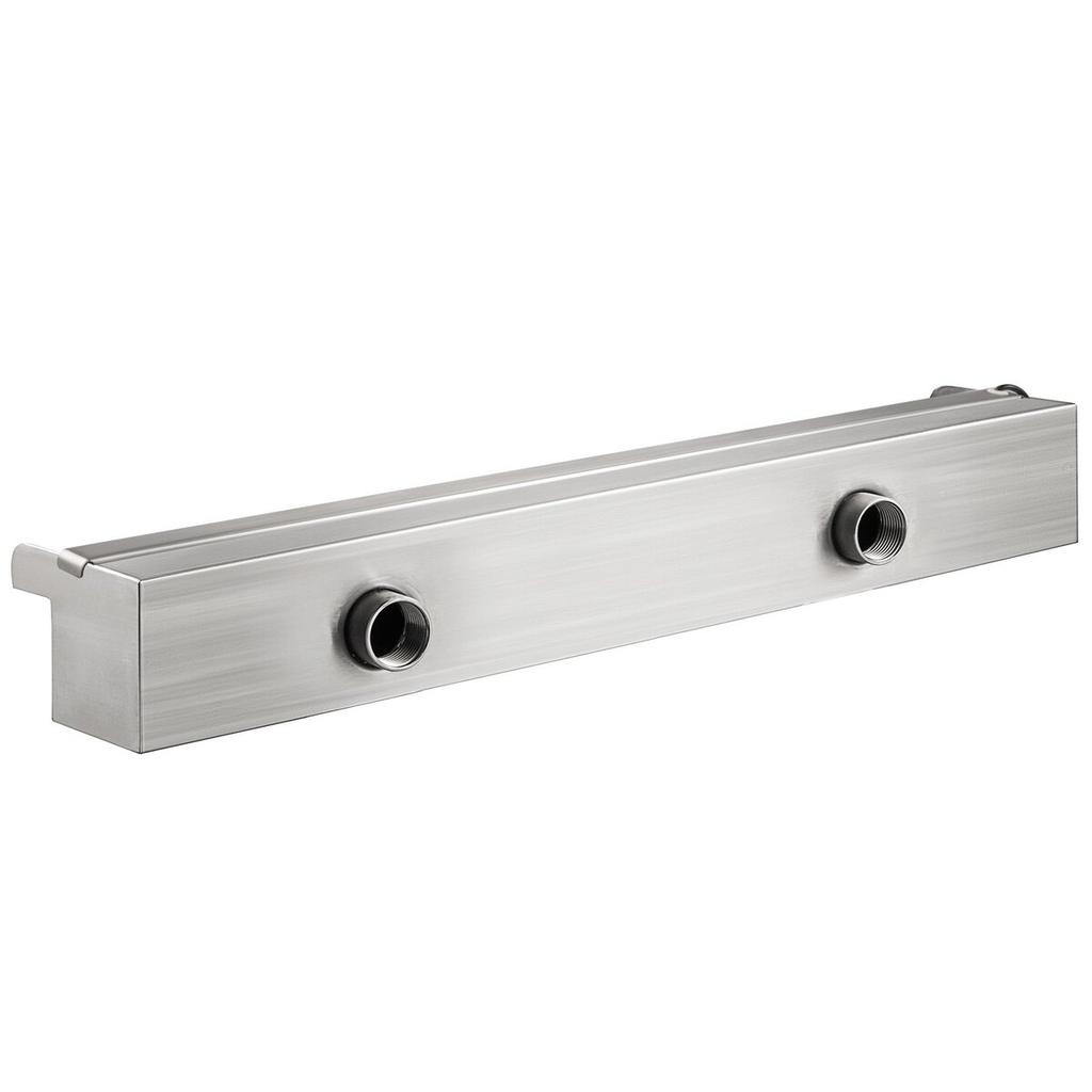 Vevor Fontanna do basenu kaskadowego Prostokątna i Pasek świetlny LED 23,6" x 4,5" x 3,1"