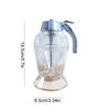 Honey Dispenser with Stand Large Capacity Oil Dispenser Multifunctional Oil Bottle Vinegar Sugar Sauce Storage Squeeze Bottle