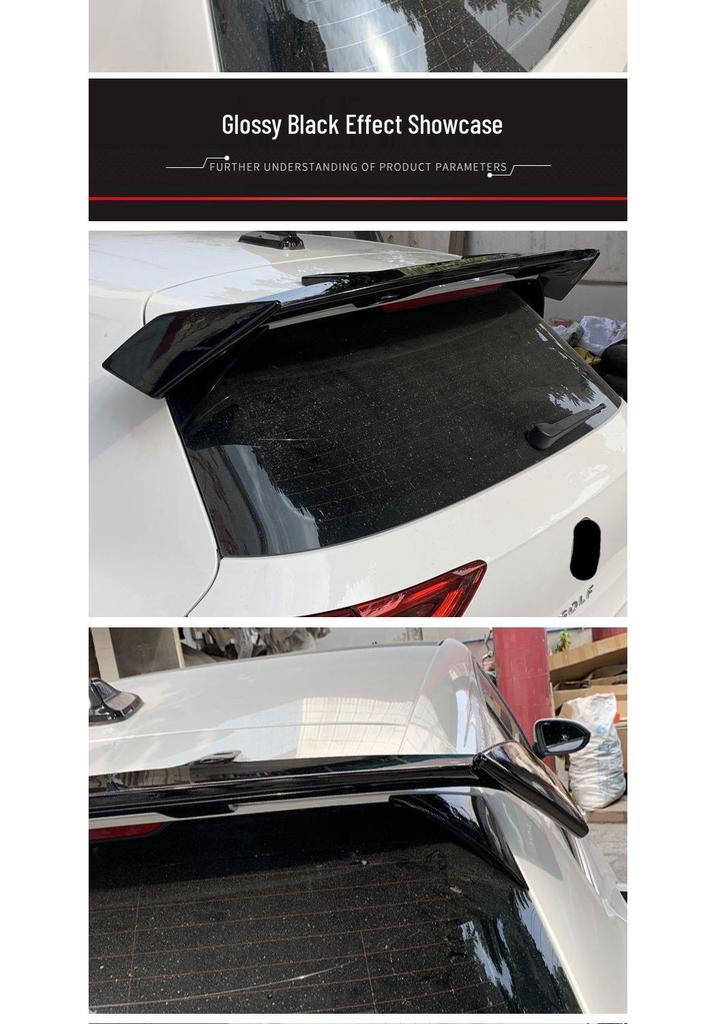 Volkswagen Golf 8 Pro R-Line Rear Roof Spoiler - No-Drill Installation