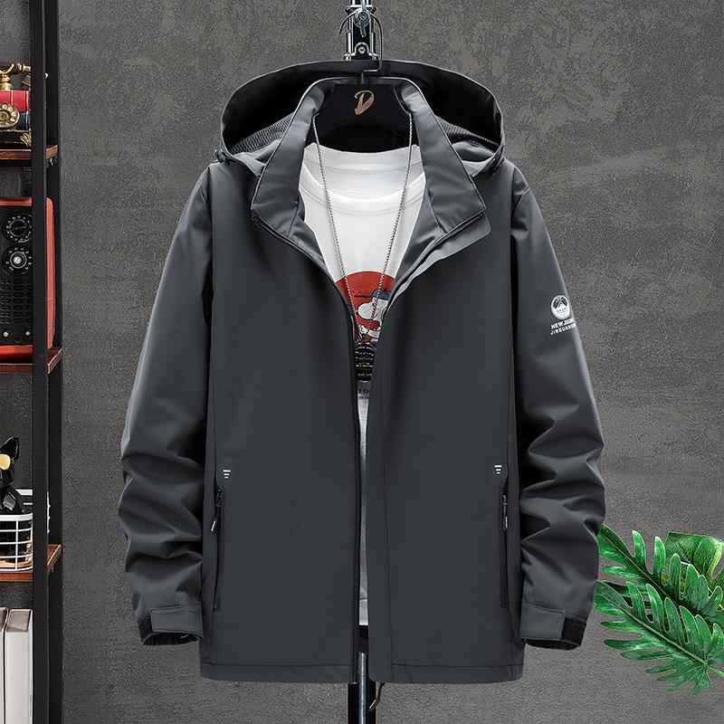 

Ветрозащитные и водонепроницаемые куртки для активного отдыха на открытом воздухе для мужчин и женщин на весну и осень, простые, модные и универсальные куртки. 5XL