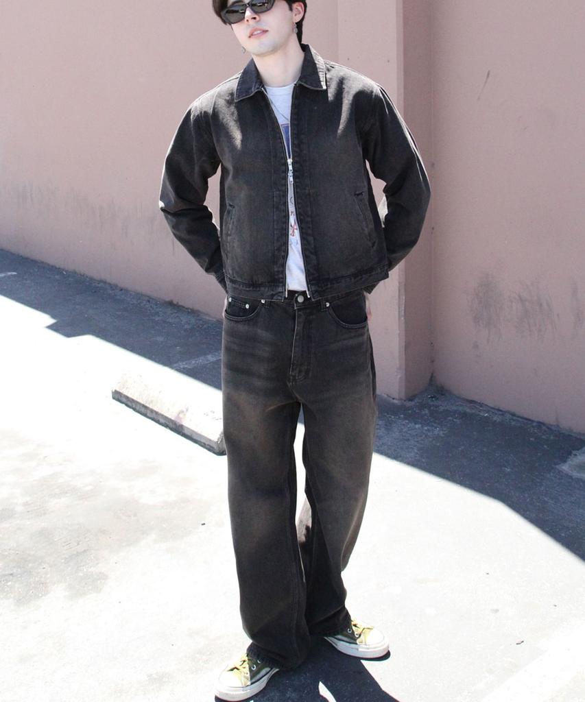 NEWBIE Core Denim Pants (Black)