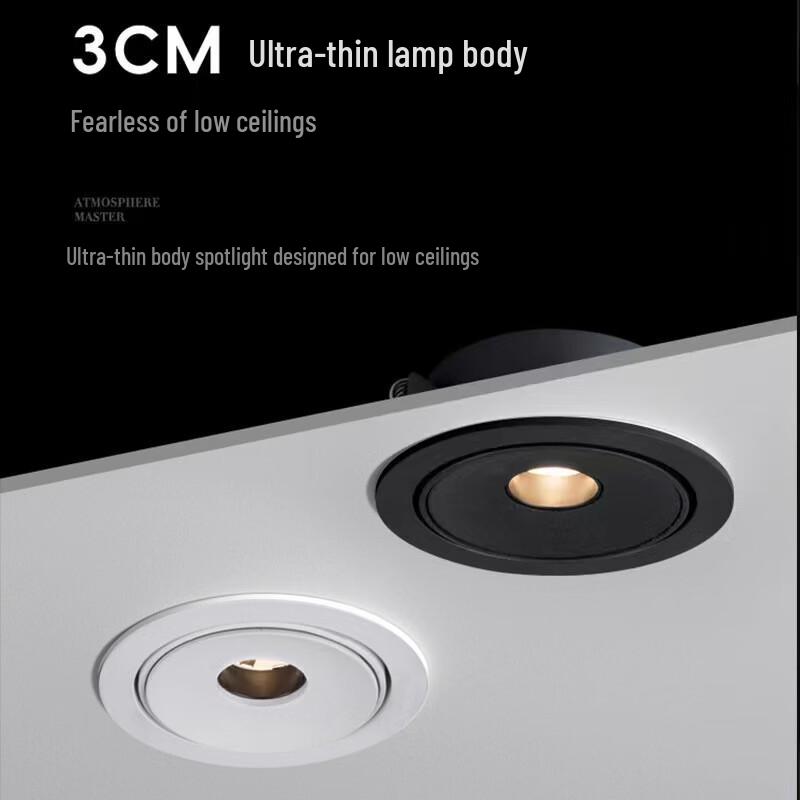 Xuan Yong Black Recessed LED Spotlight