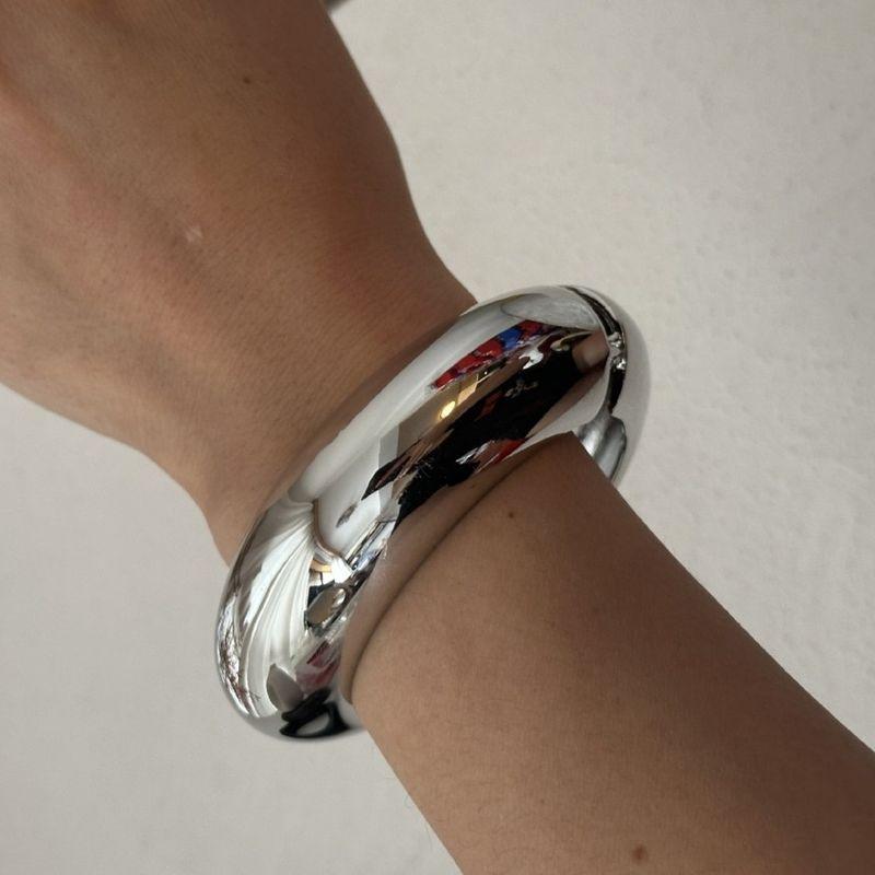 Bohemia Style Fashion Fashion Square Ethnic Style Brown Wood Stylish Wide Bracelet Retro Hand Jewelry