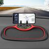 Car Anti-Slip Storage Mat Phone Holder Dashboard Organizer Washable Heat-Resistant Free Rotation Auto Phone Holder with Parking Number
