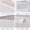 Visible Window Storage Bin Foldable Drawer Style Linen Clothes Organizer