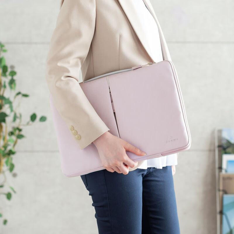 SANWA SUPPLY Laptop Sleeve, Lenovo Apple Pro Storage Case Protective Cover, Lavender Purple 13.3 Inch
