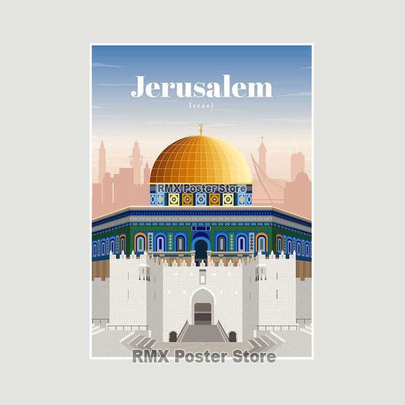 World Travel Minimalist  Posters New York London Paris City Poster White Paper Print Wall Art Decoration Picture Home Cafe Decor