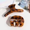 Comfortable Leopard Pattern Hair Claw Strong Barrette For Daily Use Hair Claw Clip For Office Women Everyday Outfit