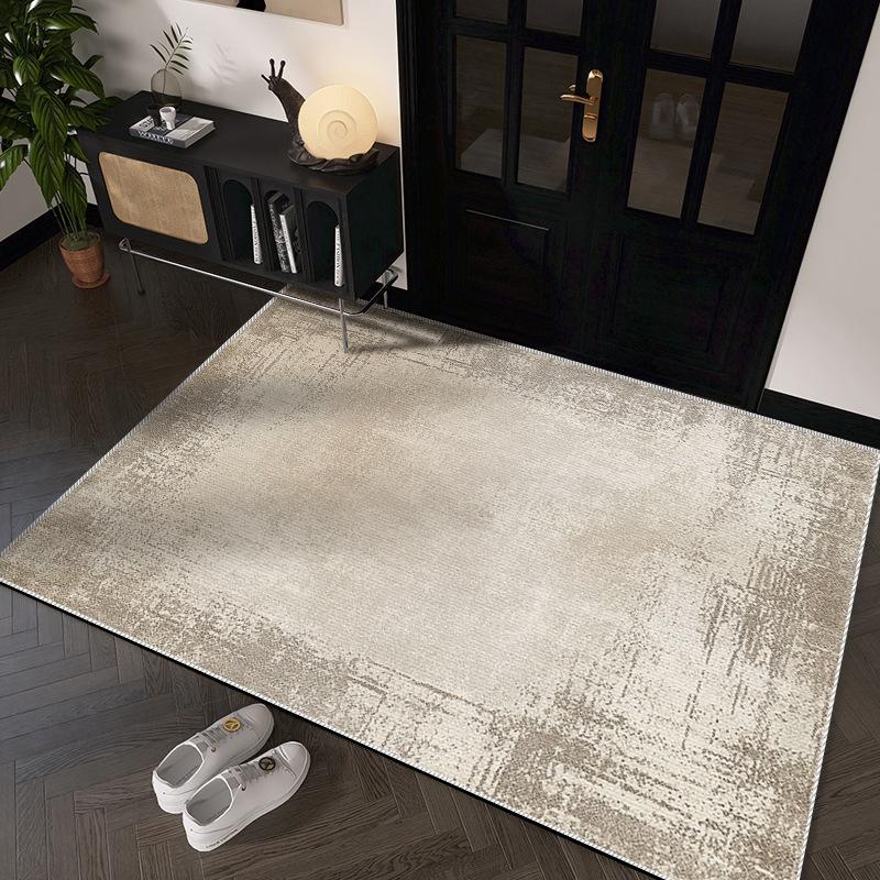 

Современный легкий роскошный входной коврик, входной коврик, бытовой дверной коврик, впитывающий нескользящий коврик, пылевой коврик 80 * 120Cm crystal velvet