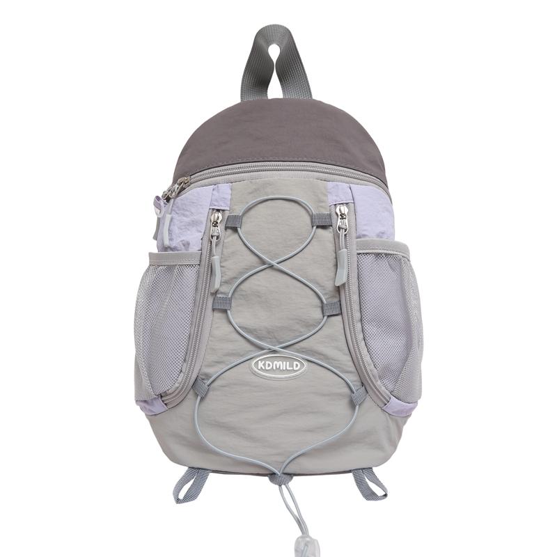 Contrast Color Stitching Backpack Couple's Lightweight Large Capacity Backpack Student Schoolbag