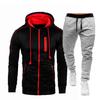 New Autumn  Winter Mens Casual Cardigan Hoodie, Teenage Boys Outerwear Set