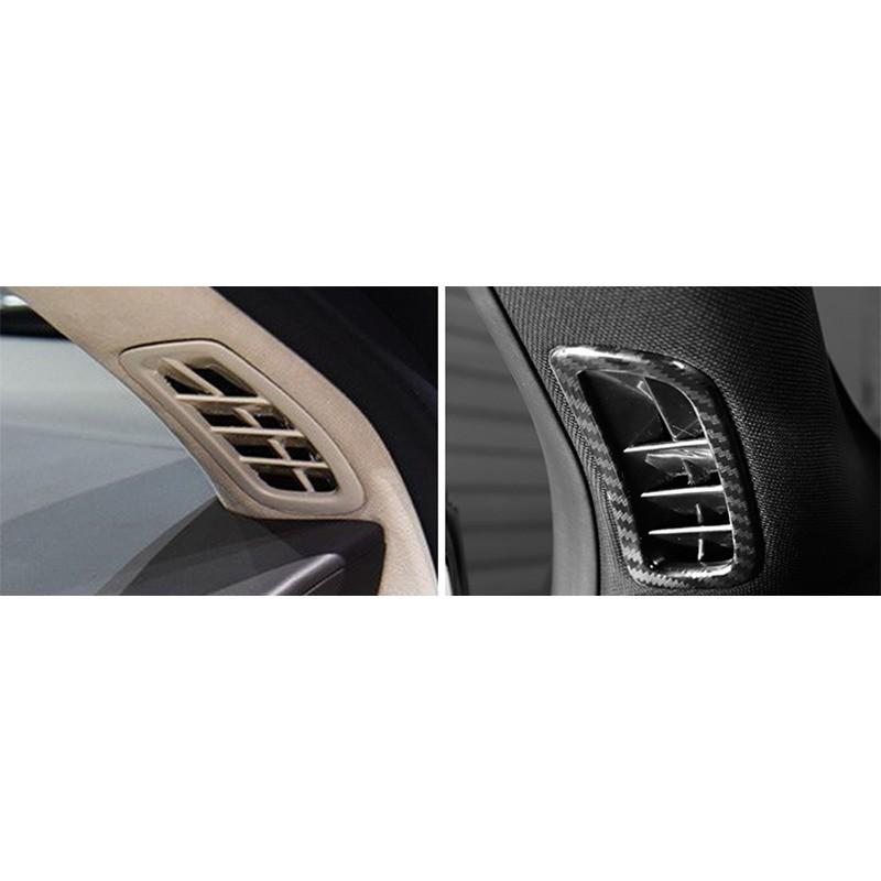 Fit For Lincoln MKZ 2014-2020 Carbon Fiber A Post Air Outlet Vent Cover Trim 2PC