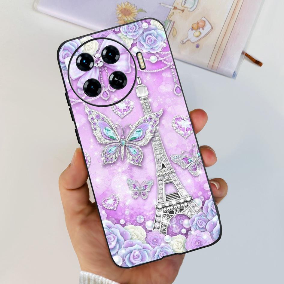Für Tecno Spark 20 Pro+ KJ7 Hülle 2024 Süßes Herz Dinosaurier Cartoon Stoßfest Weiche Hülle Für Tecno Spark 20 Pro Plus Etui Funda