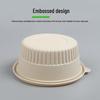 Meiliya Disposable Degradable Round Lunch Boxes