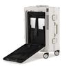 Xiao Yan 20-inch USB Charging Aluminum Frame Carry-on Luggage with Front Laptop Compartment