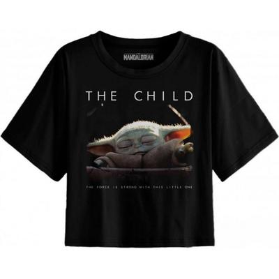 Star Wars The Mandalorian Womens/Ladies The Force Is Strong With This Little One Grogu T-Shirt