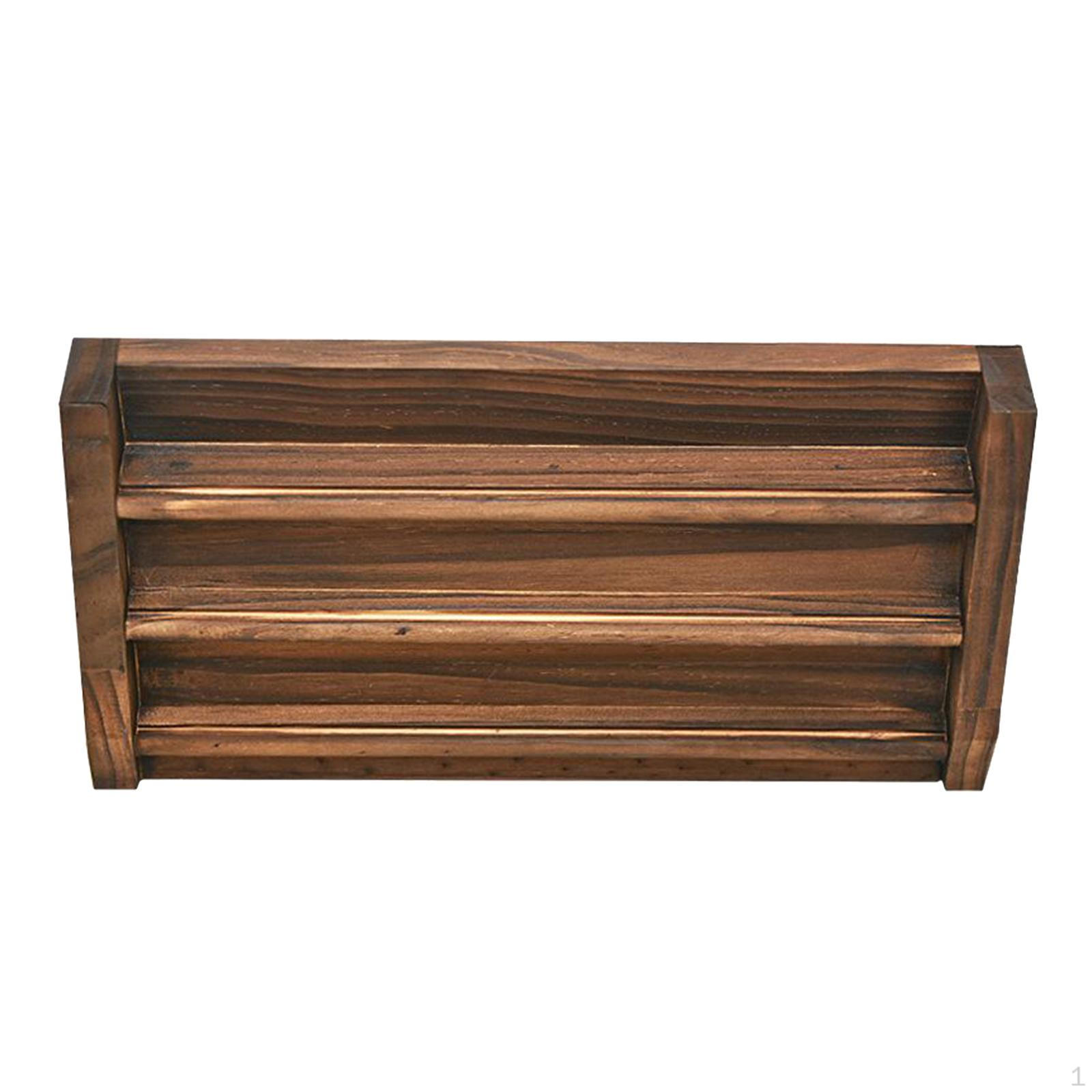 Display Rack Holder Wooden Stand for Coin Collectible