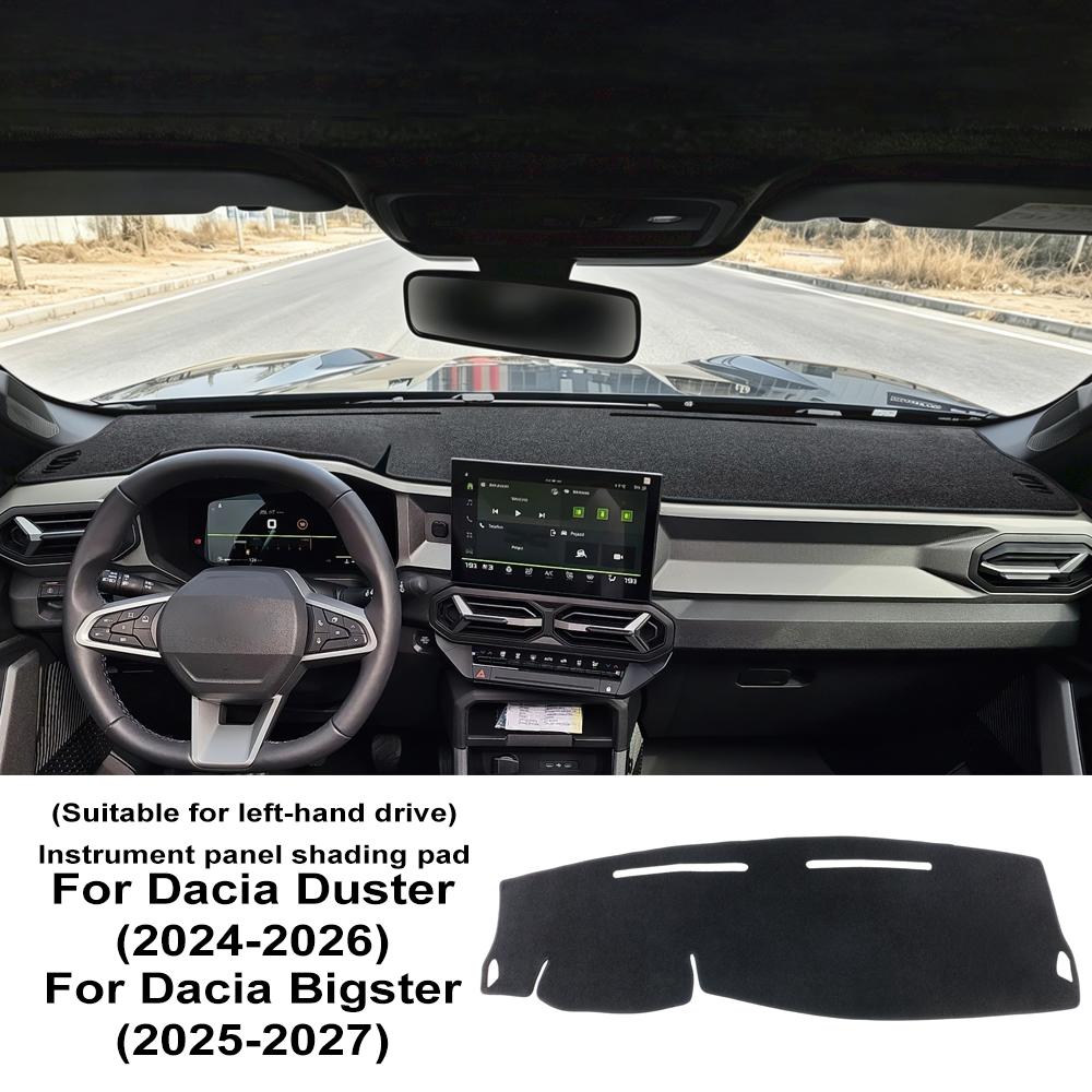 For Dacia Duster 3 2024 2025 2026 for Dacia Bigster 2025 2026 Avoid Light Pad Car Dashboard Cover Flannel Mat Accessories