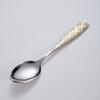 Stainless Steel Feather Pattern Spoon & Fork Set for Western Food