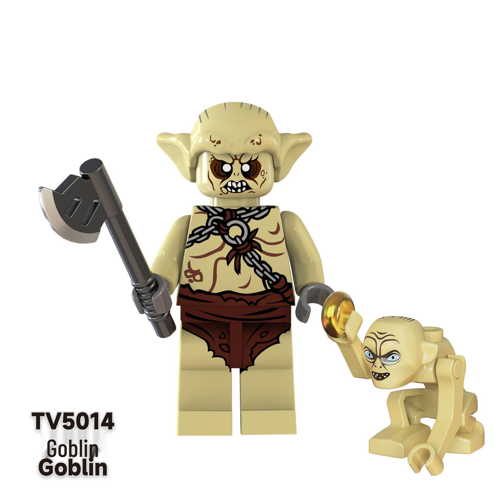 TV6402 Fantasy Series: Orc, Uruk-hai, Goblin & Sauron Minifigure Building Blocks