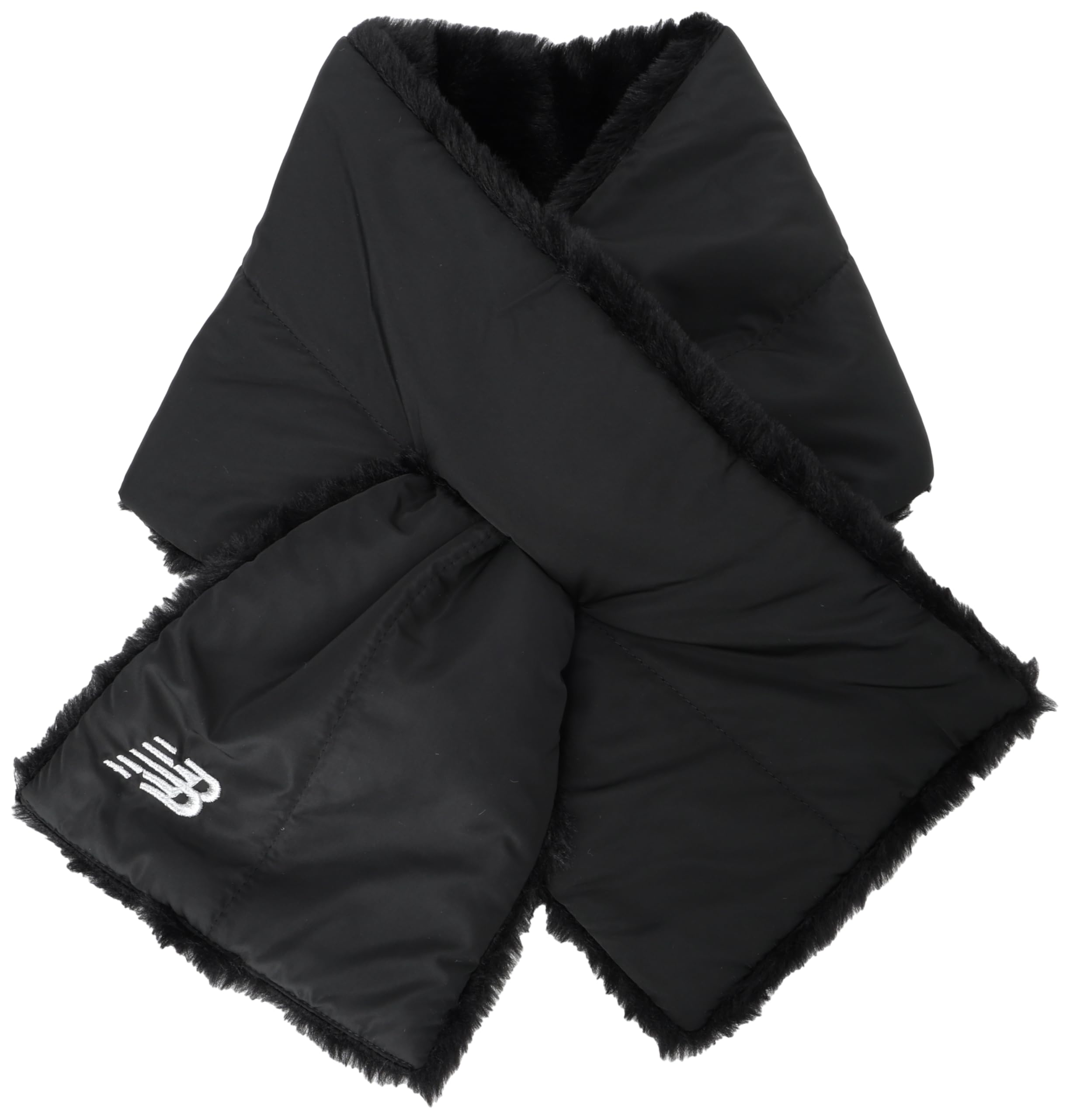 

muffler reversible Golf cold protection FR [New Balance] Women s (faux fur, specification) / / 012-4283513 010_Black