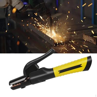 Clamp, Electrode Holder, Anti-500A Groove Jaw, 9.65'' Electric Welding Clamp for Mechanics,