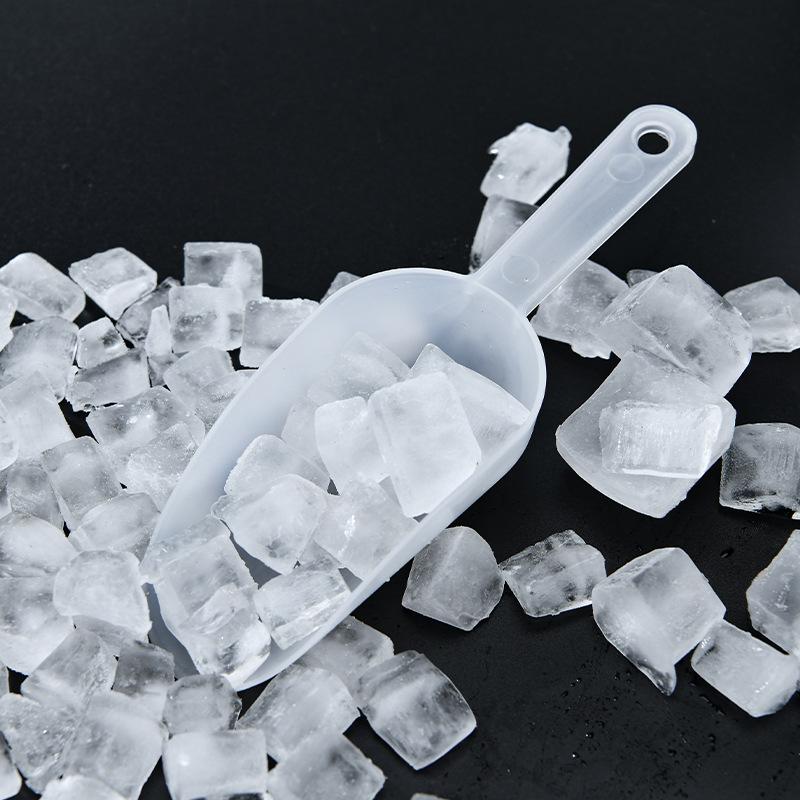 1 pz Mini paletta per ghiaccio in plastica trasparente Palette per riso per matrimoni Caramelle Dessert Buffet Gelato Proteine in polvere