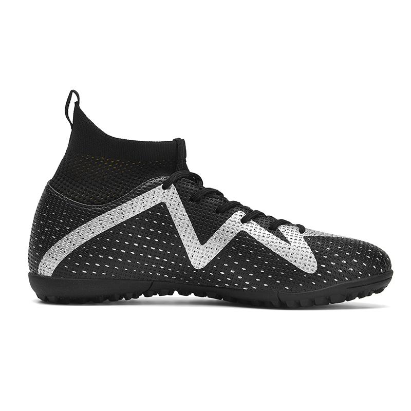 35-47 Hochwertige hochwertige Jugend-Fußballschuhe für Herren Broken Nails Herren-Schnürstiefel aus Gummi mit weichem Boden und großen Fußballschuhen